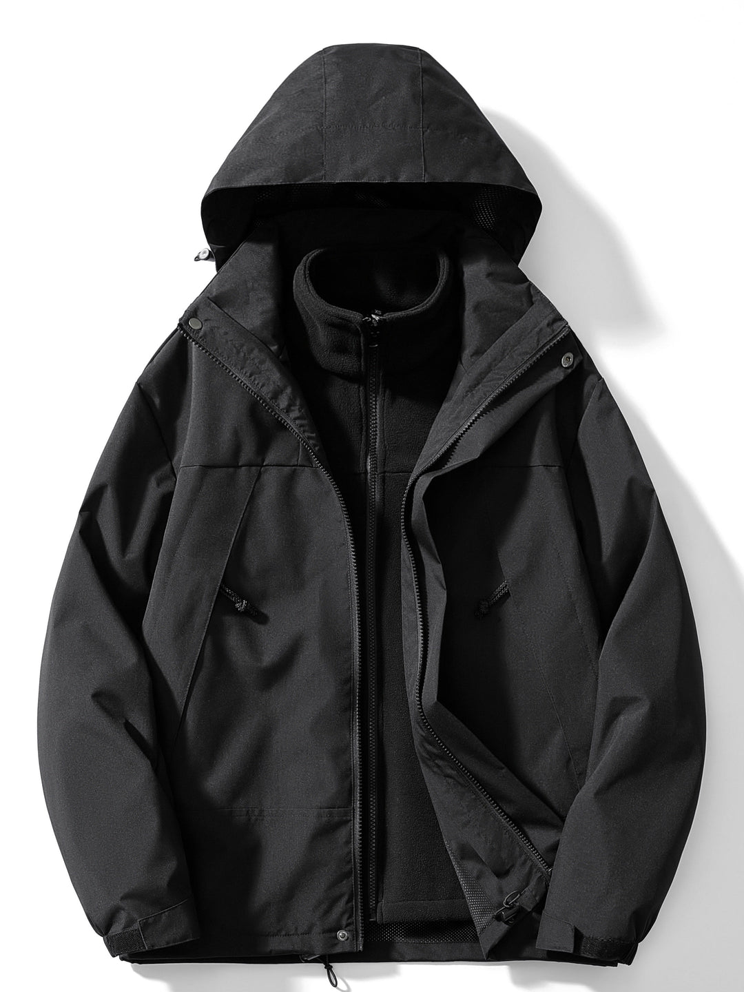 EB | Casual 3-In-1 Winterjacke mit Kapuze für Damen Ideal für Herbst Winter