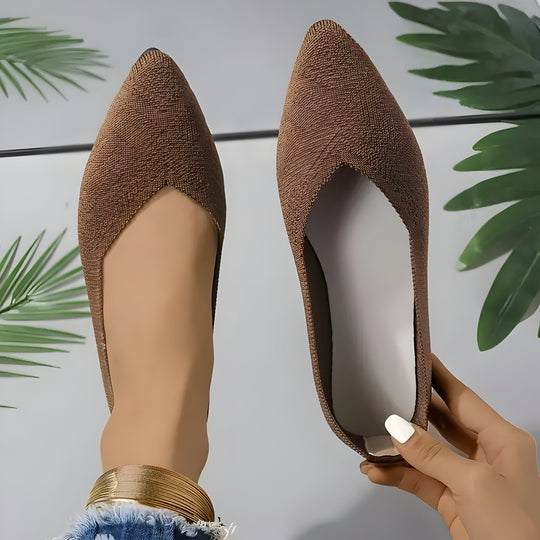 Laura | Flache Schuhe für Frauen aus Strick EB