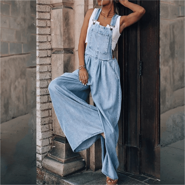 EB - Damen Denim Jumpsuit