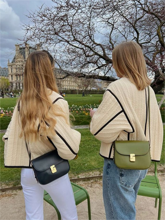 EB | Übergangs-Damenjacke mit Knopfdetails