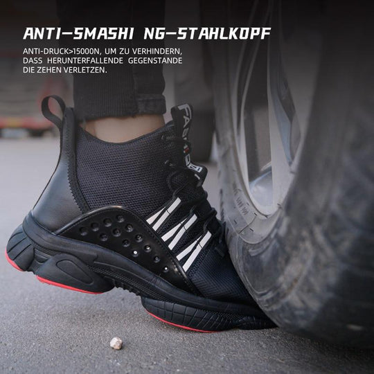 Männer Arbeit Sicherheit Schuhe Bau Anti-smash Punktion-Proof Unzerstörbar Boot EB