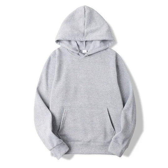 EB | Unifarbener Kapuzenpullover Aus Baumwolle Für Frauen