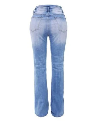 EB | Bootcut-Jeans mit hoher Taille