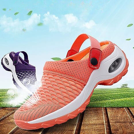 EB | Diabetiker Gehen Orthopädische Luftkissen-Schuhe Zum Hineinschlüpfen