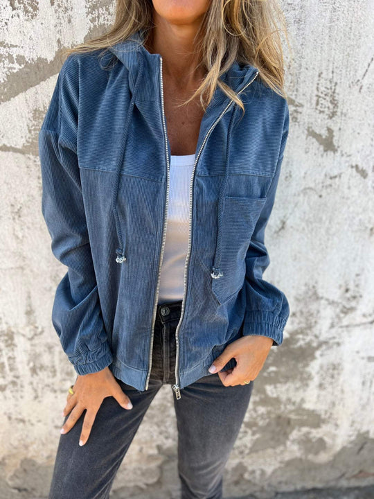 EB | Damen Freizeitjacke mit Kapuze und Reißverschluss