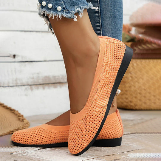Lässige Atmungsaktive Flache Schuhe EB