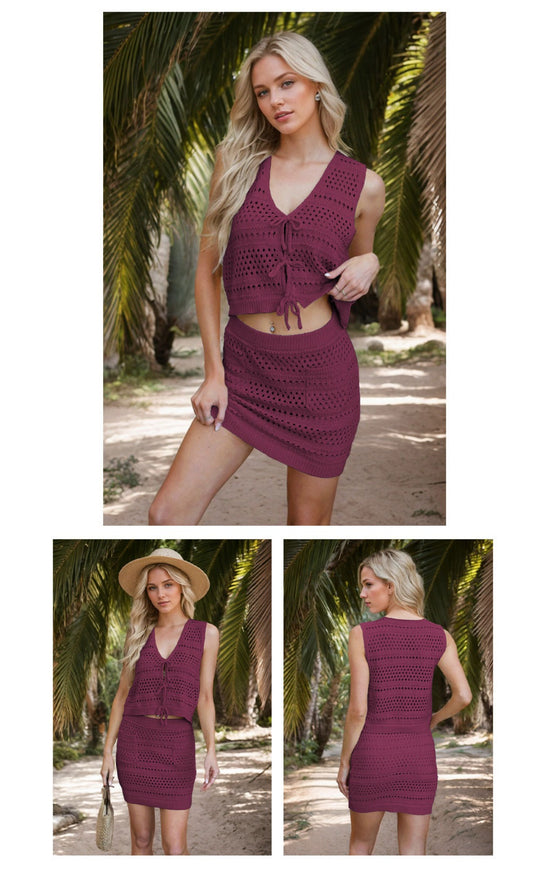 EB | Riemenweste Strickset