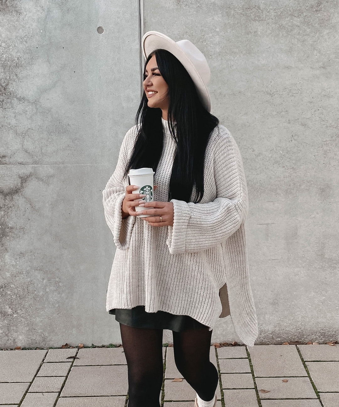 EB | Gemütlicher Oversized Strickpullover In Sanftem Beige