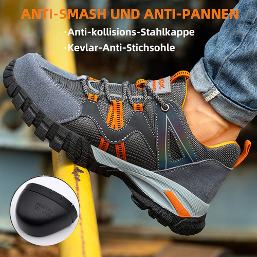 Anti-Smashing, Rutschfeste und Reflektierende Sicherheitsschuhe EB