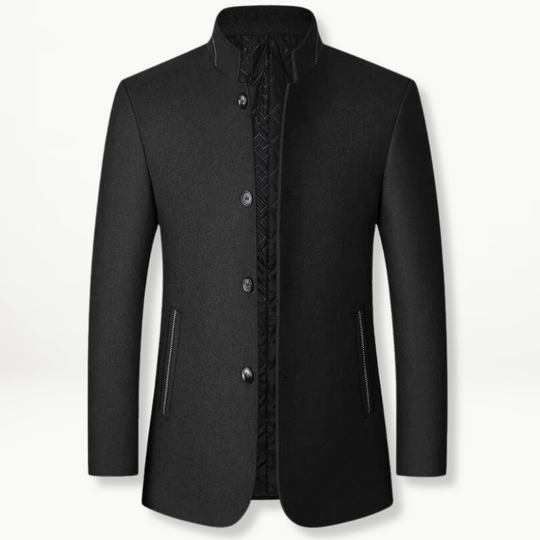 EB | Jacke mit Knöpfen Wollmischung Klassisch, Elegant