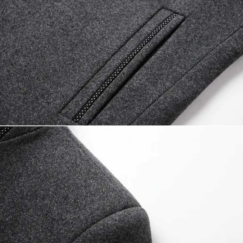 EB | Jacke mit Knöpfen Wollmischung Klassisch, Elegant