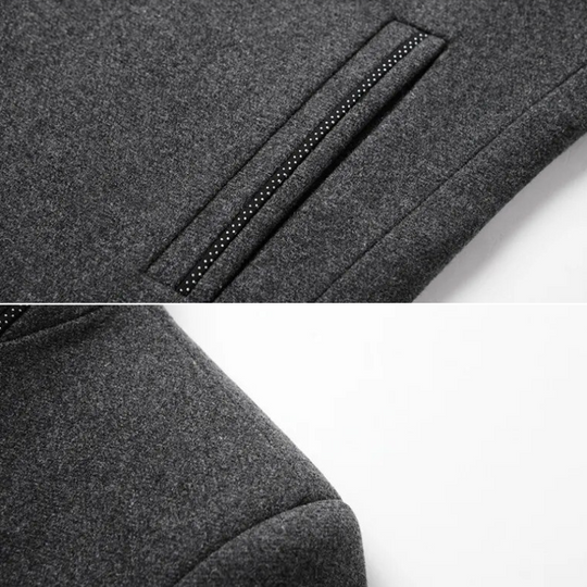 EB | Jacke mit Knöpfen Wollmischung Klassisch, Elegant