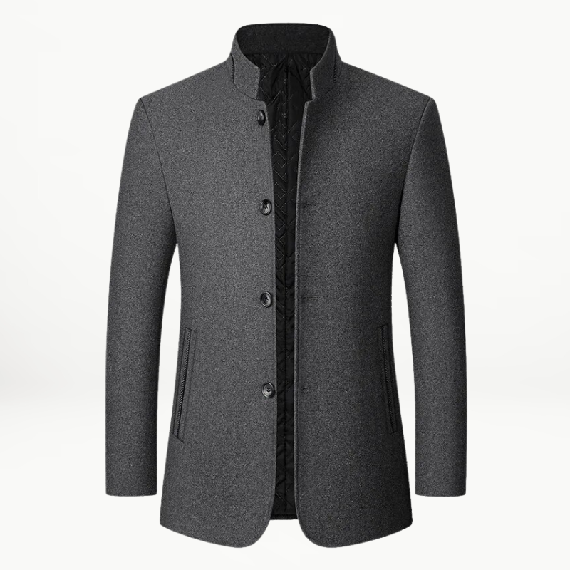 EB | Jacke mit Knöpfen Wollmischung Klassisch, Elegant
