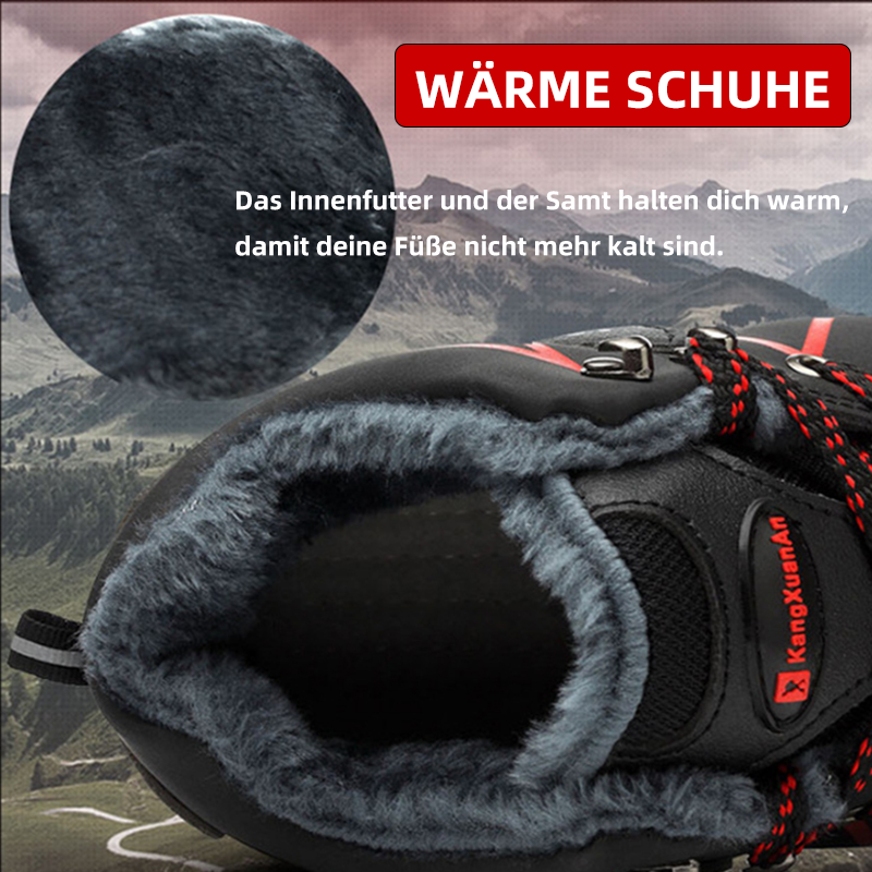 Anti-Smashing und Anti-Pannen Winter plus Samt Anti-Kälte  und Warm Sicherheitsschuhe EB