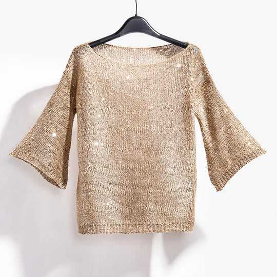 EB | Elegante Paillettenpullover