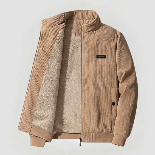 EB | Corduroy-jacke mit Teddyfutter Warm und Komfortabel Ideal für Kaltes Wetter