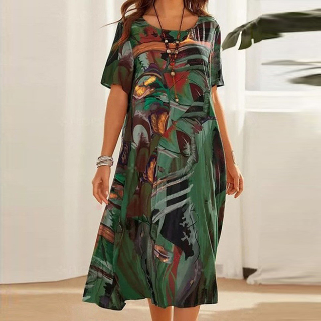 EB | Lässiges Plus-Size Bindekleid