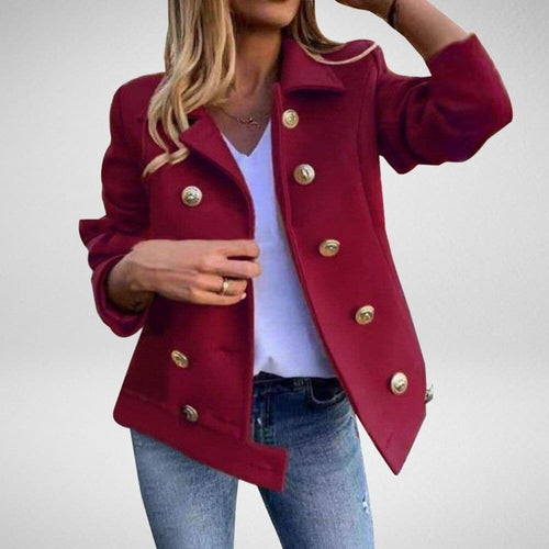 EB | Peacoat - Zweireiher - Maßgeschneiderte Passform - Breite Revers - Elegante Knöpfe