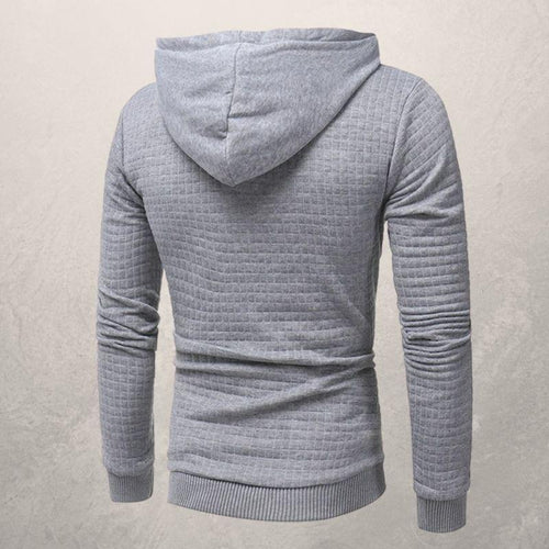 EB | Slim Fit Kapuzenpullover Korbmuster Strick Kapuzenpullover