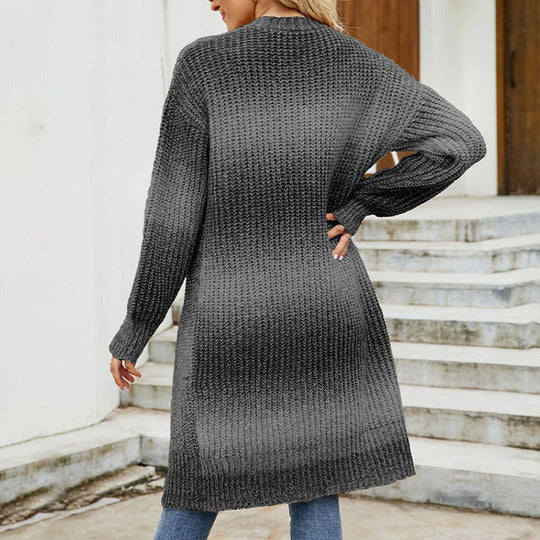 EB | Lang Strickcardigan Polyester Komfortabel, Stilvoll