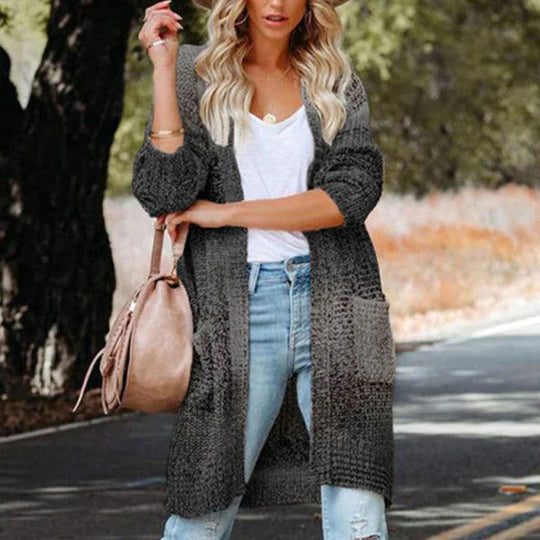 EB | Zeitlose und Stilvolle Winter Strickjacke