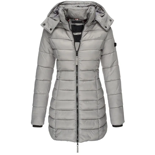 EB | Daunenjacke lang Kapuze Damen