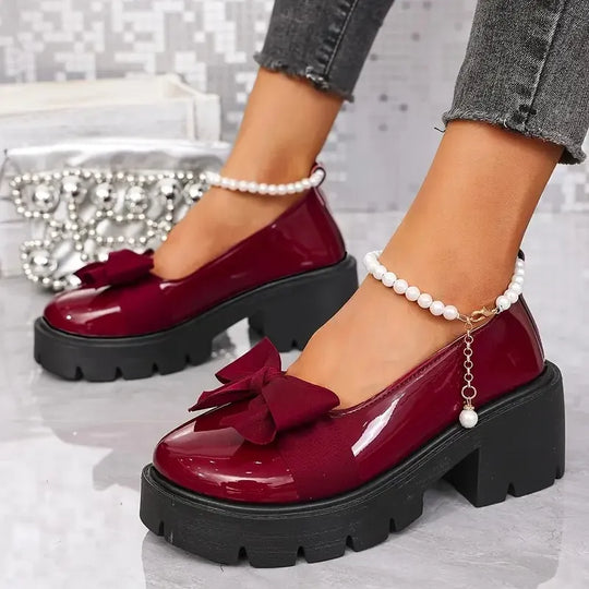 Klassische Damenslipper aus Leder, stilvoll & komfortabel EB EB