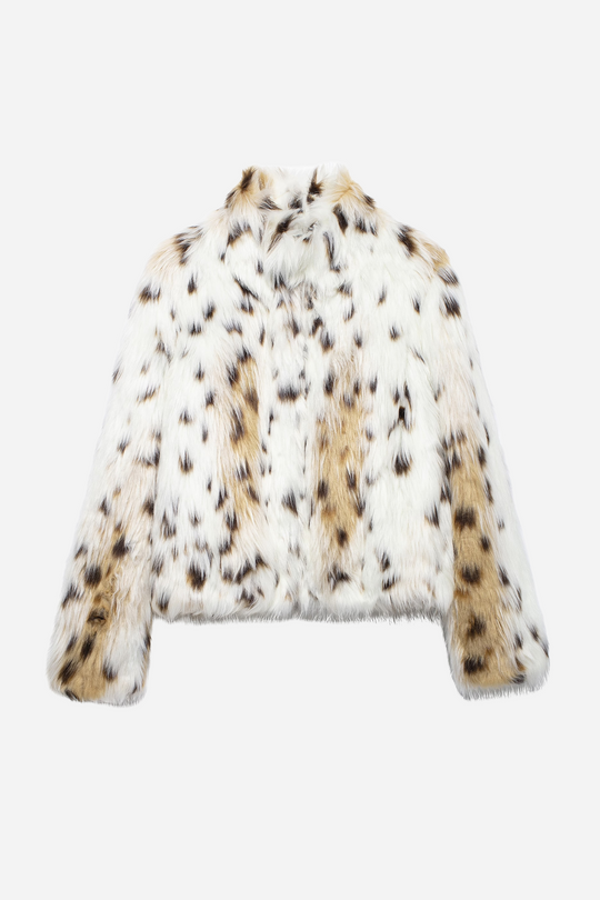 EB | Leopardenmuster Fauspelzjacke