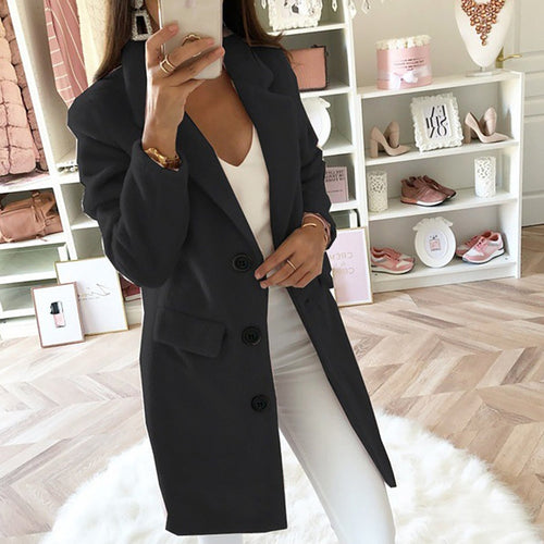 EB | Warme und bequeme lange Jacke