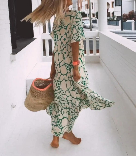 EB - Maxikleid in sommerlichen Design