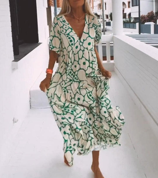EB - Maxikleid in sommerlichen Design
