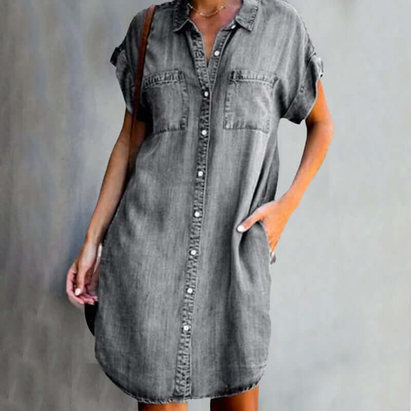 Elegante Jeanskleid