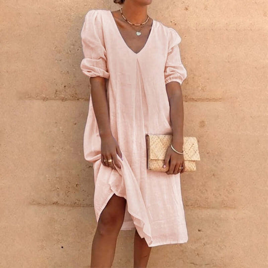 kleid mit V-Ausschnitt - Anna