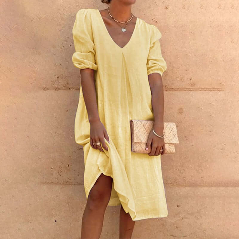 kleid mit V-Ausschnitt - Anna