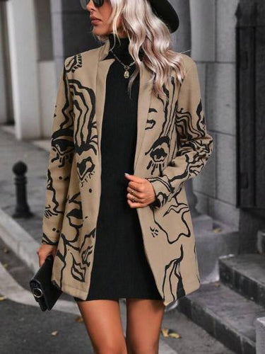 EB | Vielseitig Bedruckte Jacke für Damen