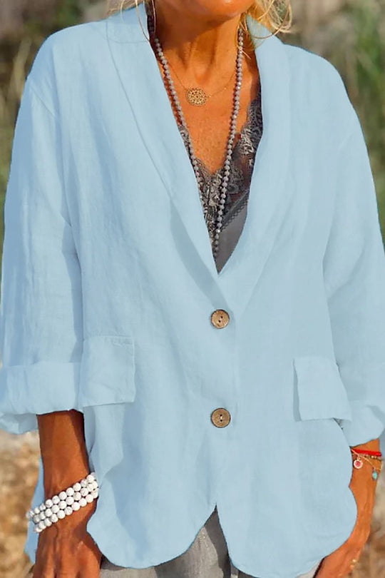 EB | Luftige Jacke mit Knopfleiste