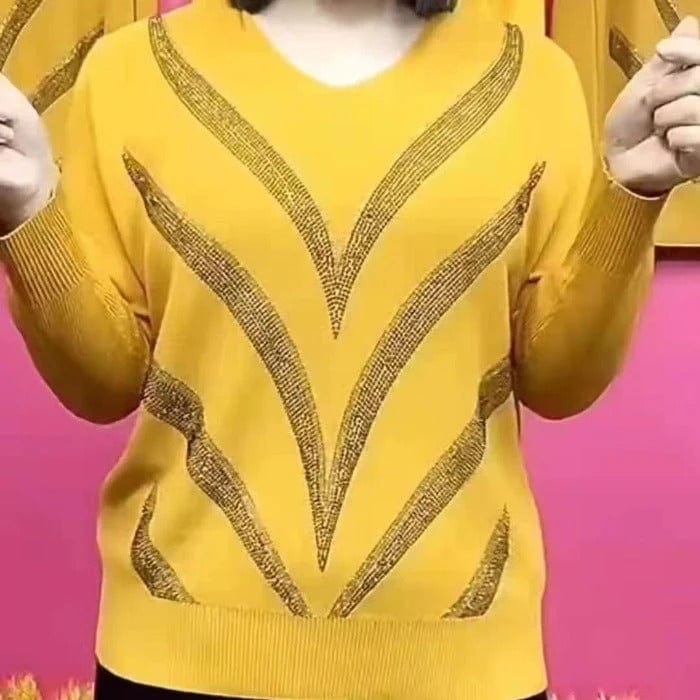EB | V-Ausschnitt Pullover Eleganter Zeitloser Stil Ideal für den Winter