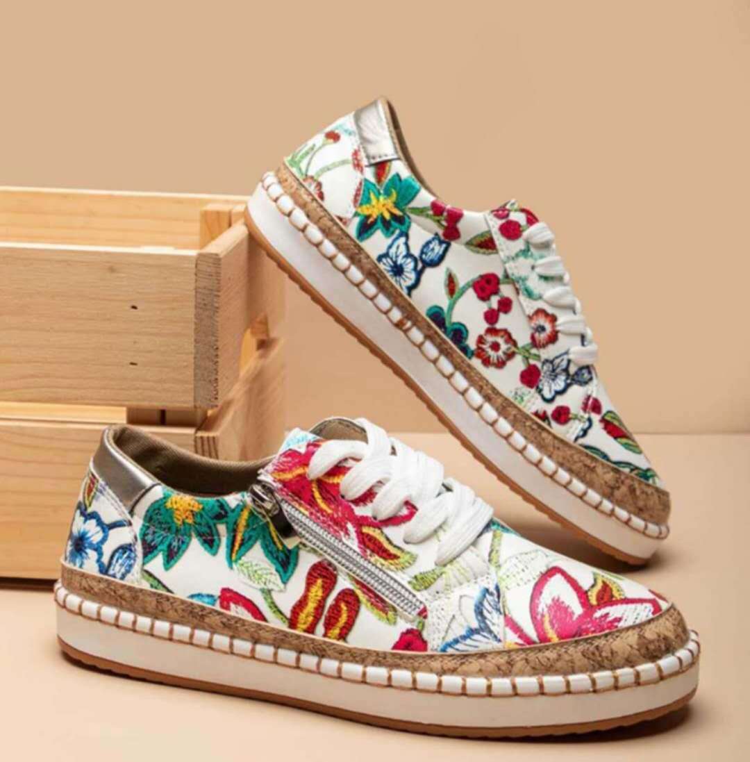 EB | Vintage Vulkanisierte Damen Schuhe Komfort und Stil
