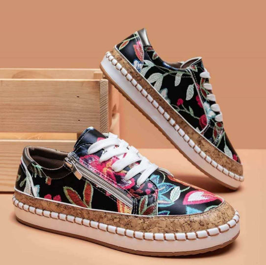 EB | Vintage Vulkanisierte Damen Schuhe Komfort und Stil