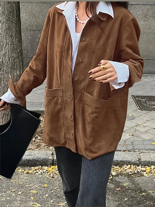 EB | Trendy Woll Frauenmantel