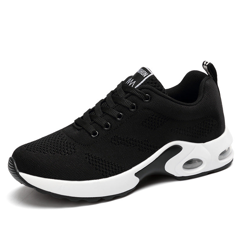 Damen nan atmungsaktive Strick-Laufschuhe mit Luftpolster und stoßabsorbierender Sohle EB