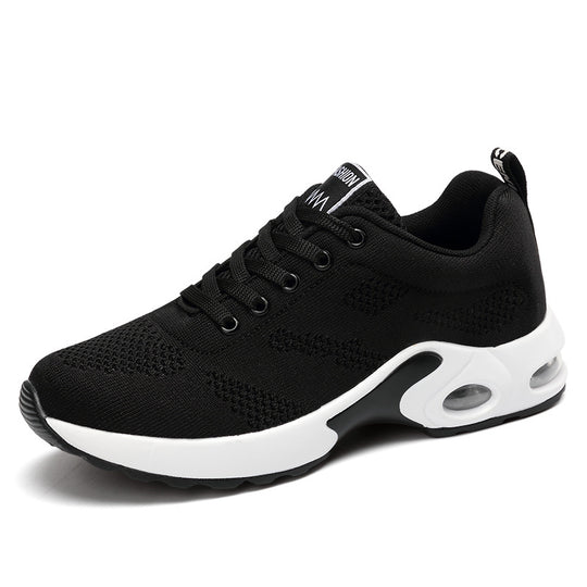 Damen nan atmungsaktive Strick-Laufschuhe mit Luftpolster und stoßabsorbierender Sohle EB