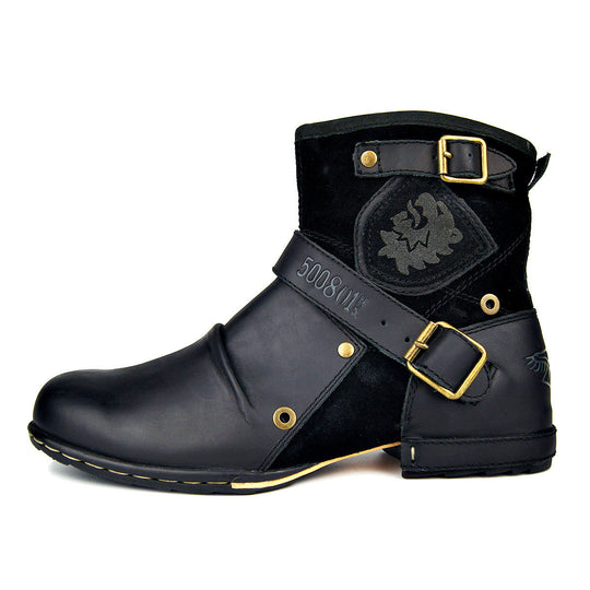 Exklusive Herrenstiefel im Vintage-Stil EB