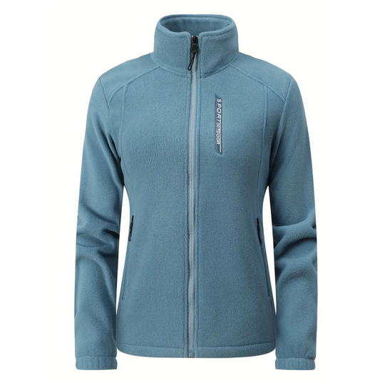 EB | Damen Outdoor Fleecejacke Warm Gefüttert mit Plüschigem Innenfutter