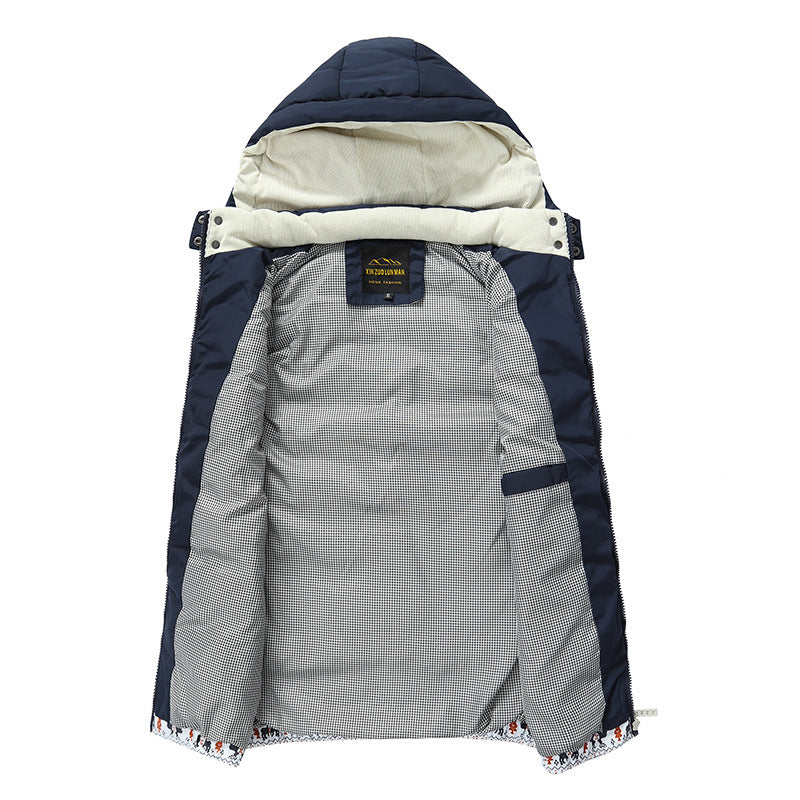 Damen gesteppte Kapuzenweste EB