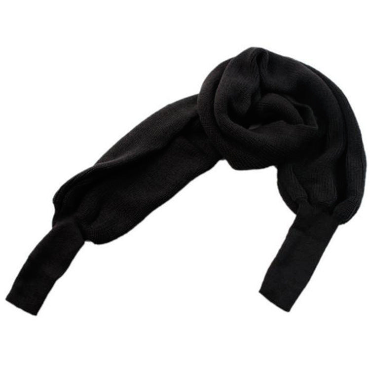 Damen stylischer Strickschal mit innovativem Design EB