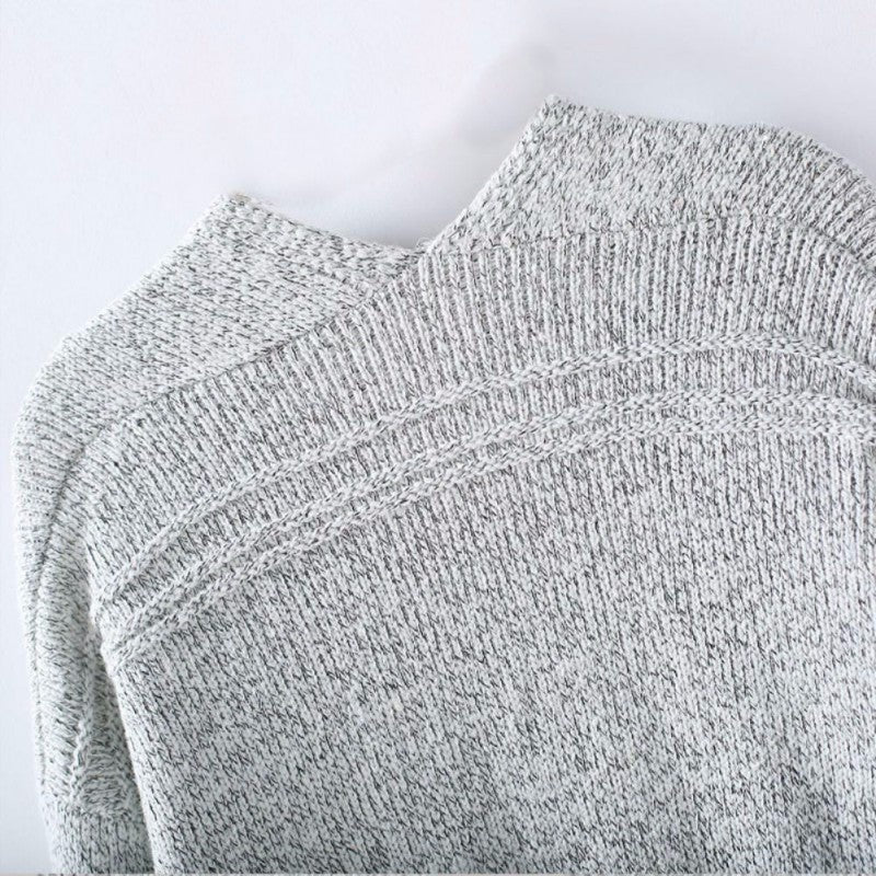 Damen Strickmantel mit tiefen Taschen und offenem Schnitt EB