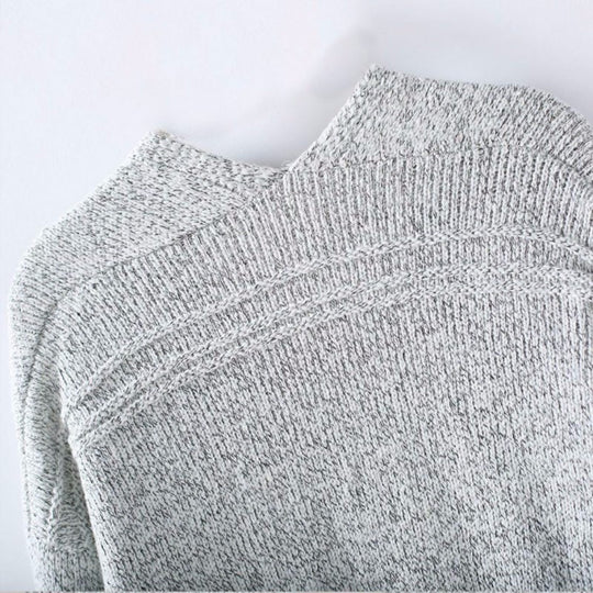 Damen Strickmantel mit tiefen Taschen und offenem Schnitt EB
