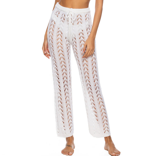 Damen luftige Häkel-Strandhose EB