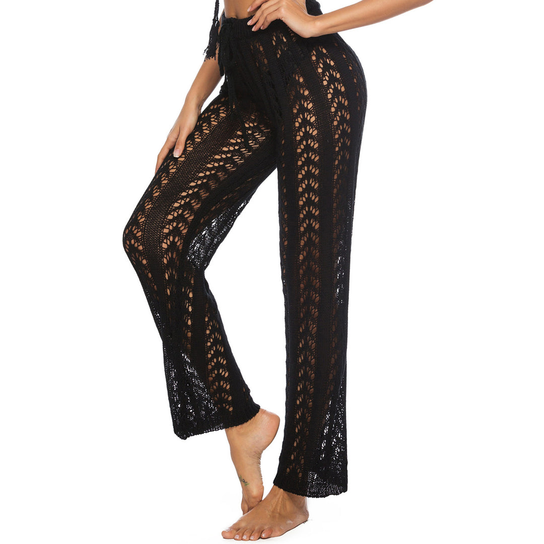 Damen luftige Häkel-Strandhose EB